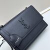 6930cbb76e68136f4d9b03b6 New Arrival with Box 💰 YSL Sunset Chain Bag, Smooth Fine Grain Calfskin