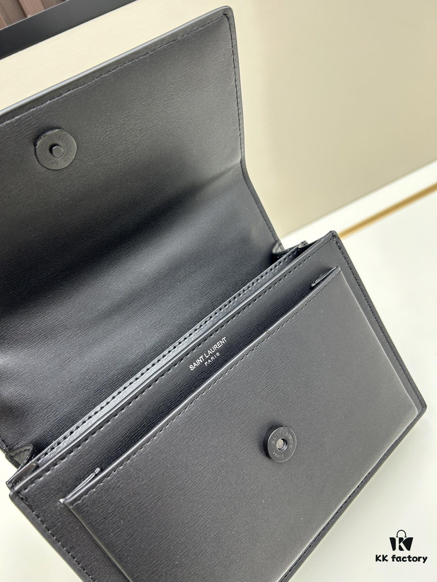 6930cbb96e68136f4d9b03b9 New Arrival with Box 💰 YSL Sunset Chain Bag, Smooth Fine Grain Calfskin