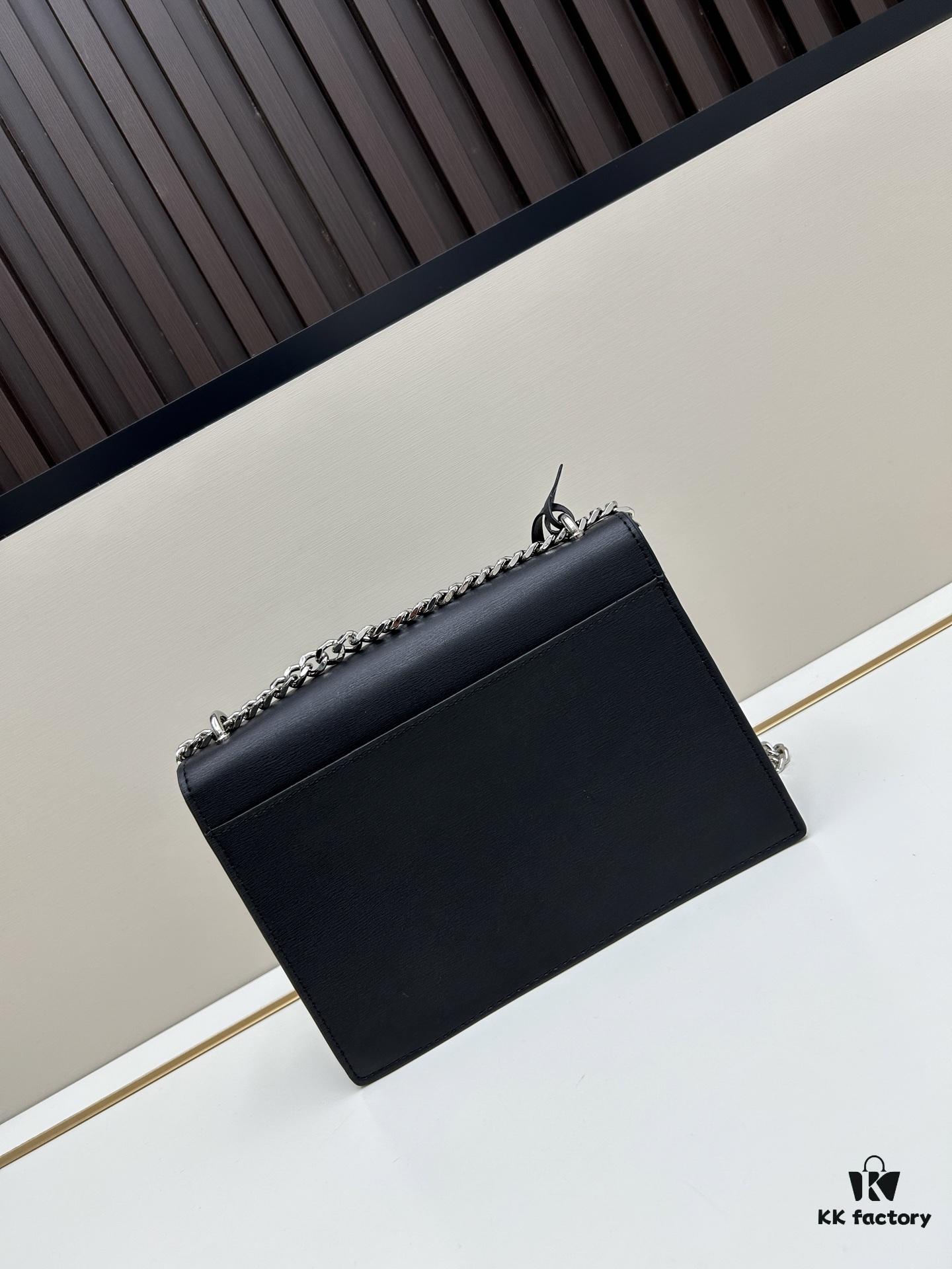 6930cbba6e68136f4d9b03ba New Arrival with Box 💰 YSL Sunset Chain Bag, Smooth Fine Grain Calfskin