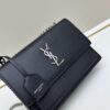 6930cbbb6e68136f4d9b03bb New Arrival with Box 💰 YSL Sunset Chain Bag, Smooth Fine Grain Calfskin