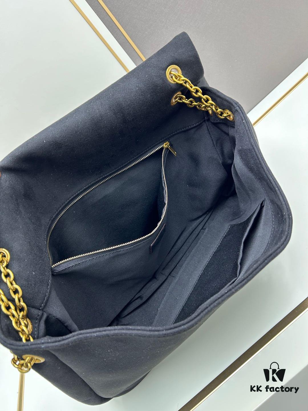 6930cbcc6e68136f4d9b03df New Arrival with Box 💰 YSL Vintage Classic JAMIE Large Suede Handbag