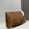 6930cbcd6e68136f4d9b03e1 New Arrival with Box 💰YSL Vintage Classic JAMIE Large Suede Handbag