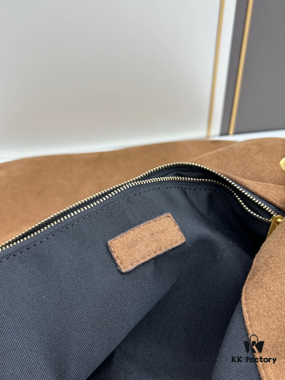6930cbcf6e68136f4d9b03e7 New Arrival with Box 💰YSL Vintage Classic JAMIE Large Suede Handbag