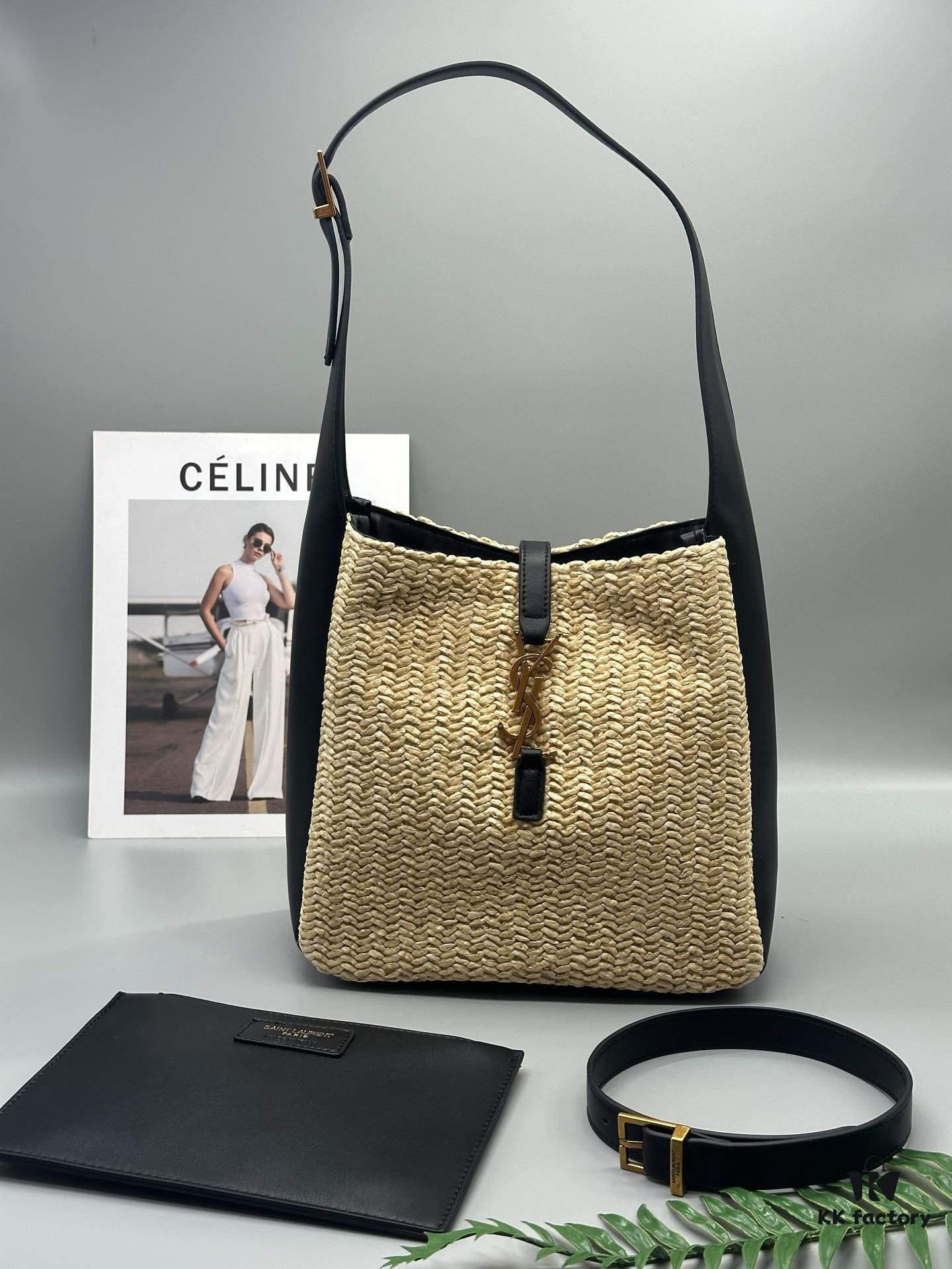 6930cbfc6e68136f4d9b042d YSL Woven ✅ New Style Underarm Bag with Adjustable Strap for Crossbody or Shoulder Wear