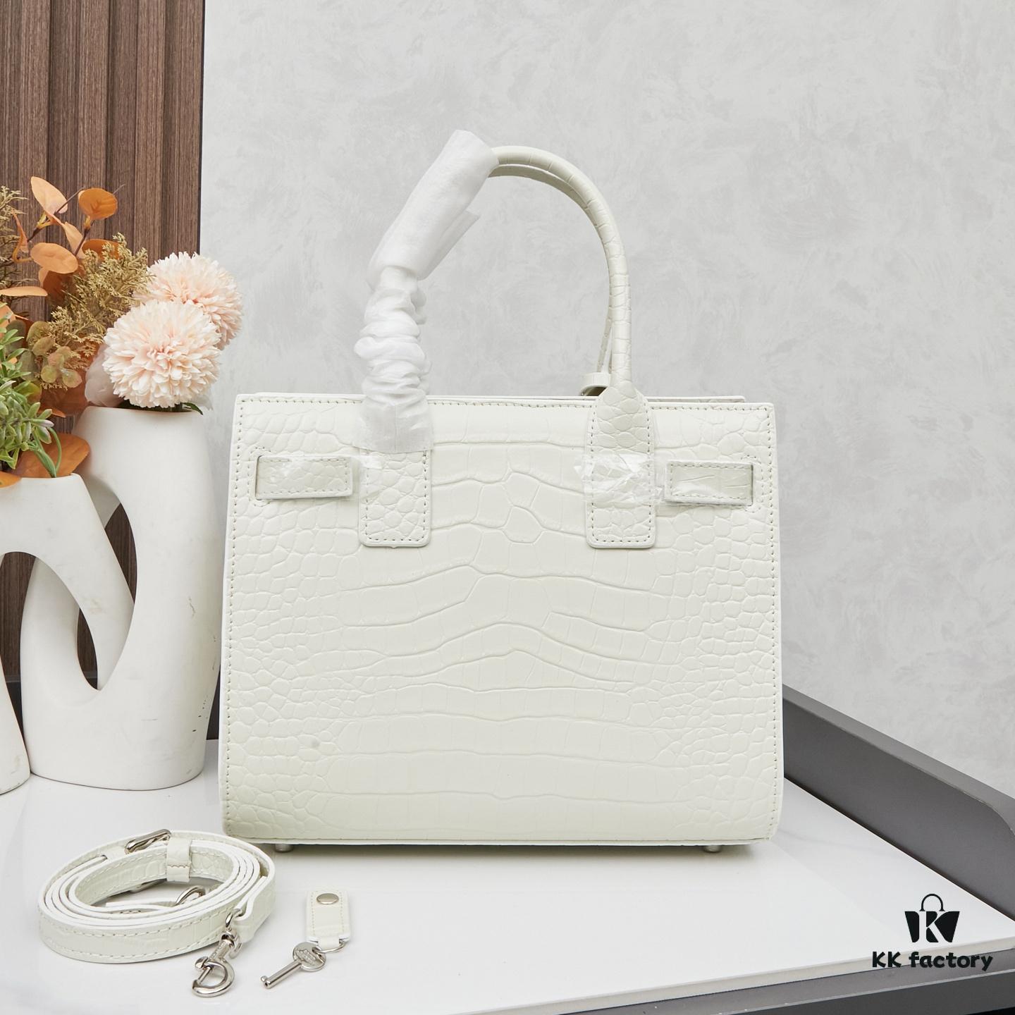 6930cc1e6e68136f4d9b045b New Crocodile Texture Rose-Inspired Street Style Bag | YSL's Celebrity Muse Favorite