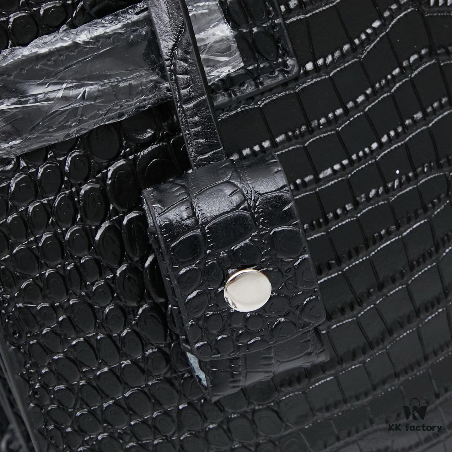6930cc3e6e68136f4d9b0489 New Crocodile-Textured Bag | Rose's Streetwear Style, YSL's Iconic Kate Chain Bag