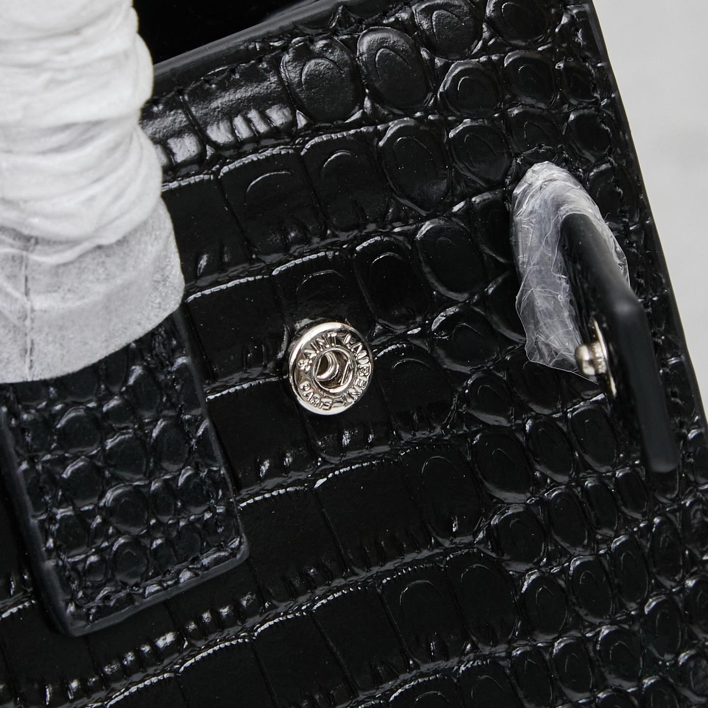 6930cc3e6e68136f4d9b048c New Crocodile-Textured Bag | Rose's Streetwear Style, YSL's Iconic Kate Chain Bag
