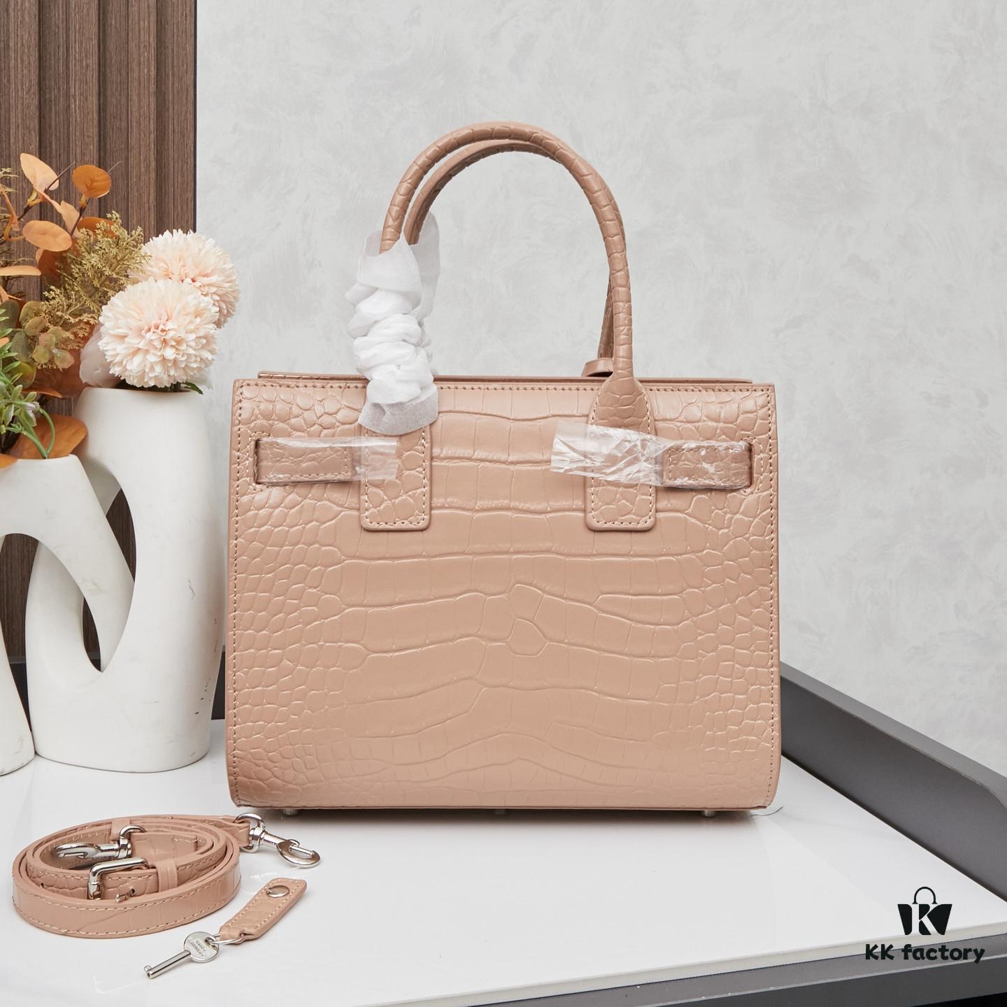 6930cc416e68136f4d9b0490 New Crocodile Pattern Bag Inspired by Rose's Street Style | YSL's Iconic Lookalike Chain Shoulder Bag