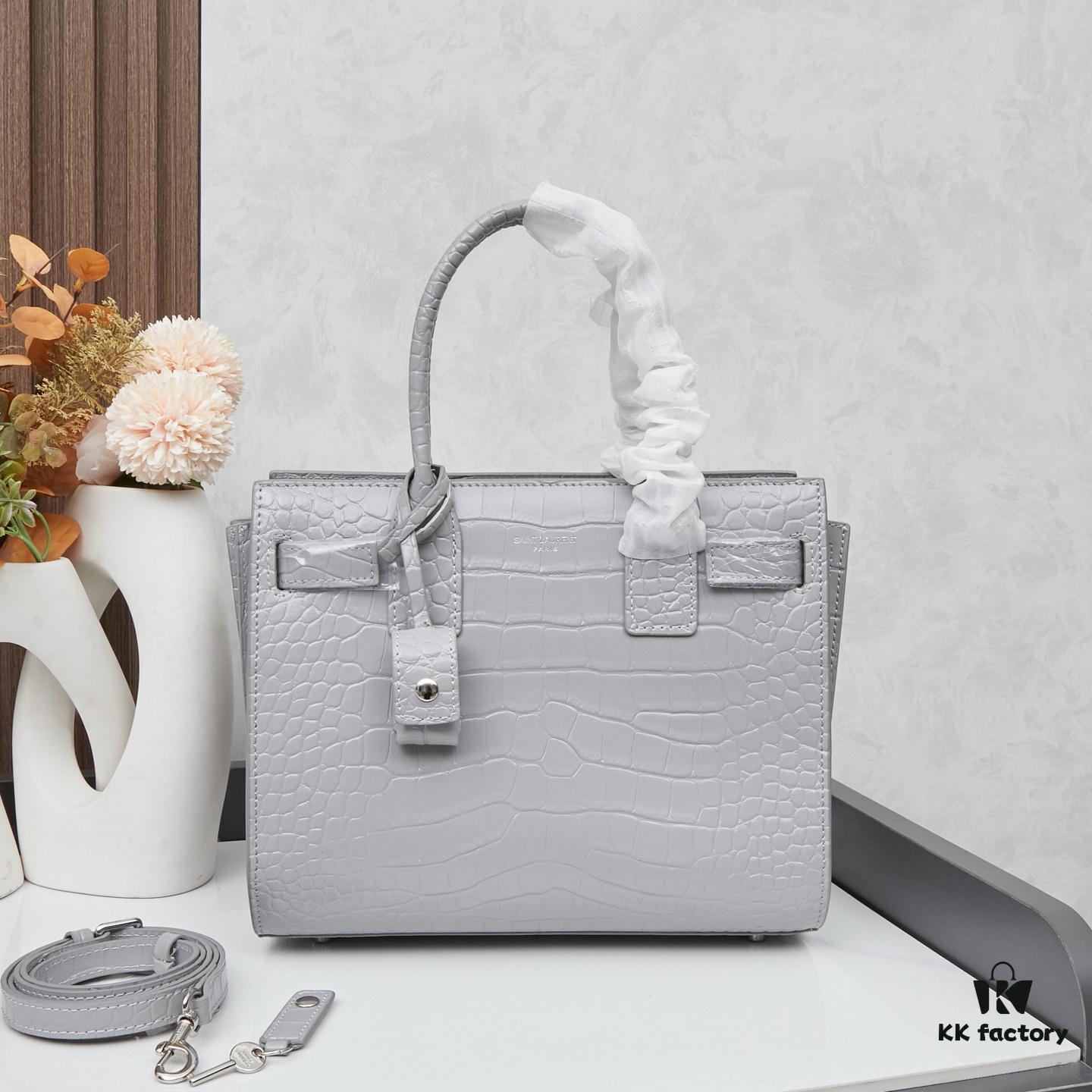 6930cc4b6e68136f4d9b04a0 New Crocodile-Texture Rose-Inspired Streetwear Bag | YSL's Ultimate Celebrity Muse