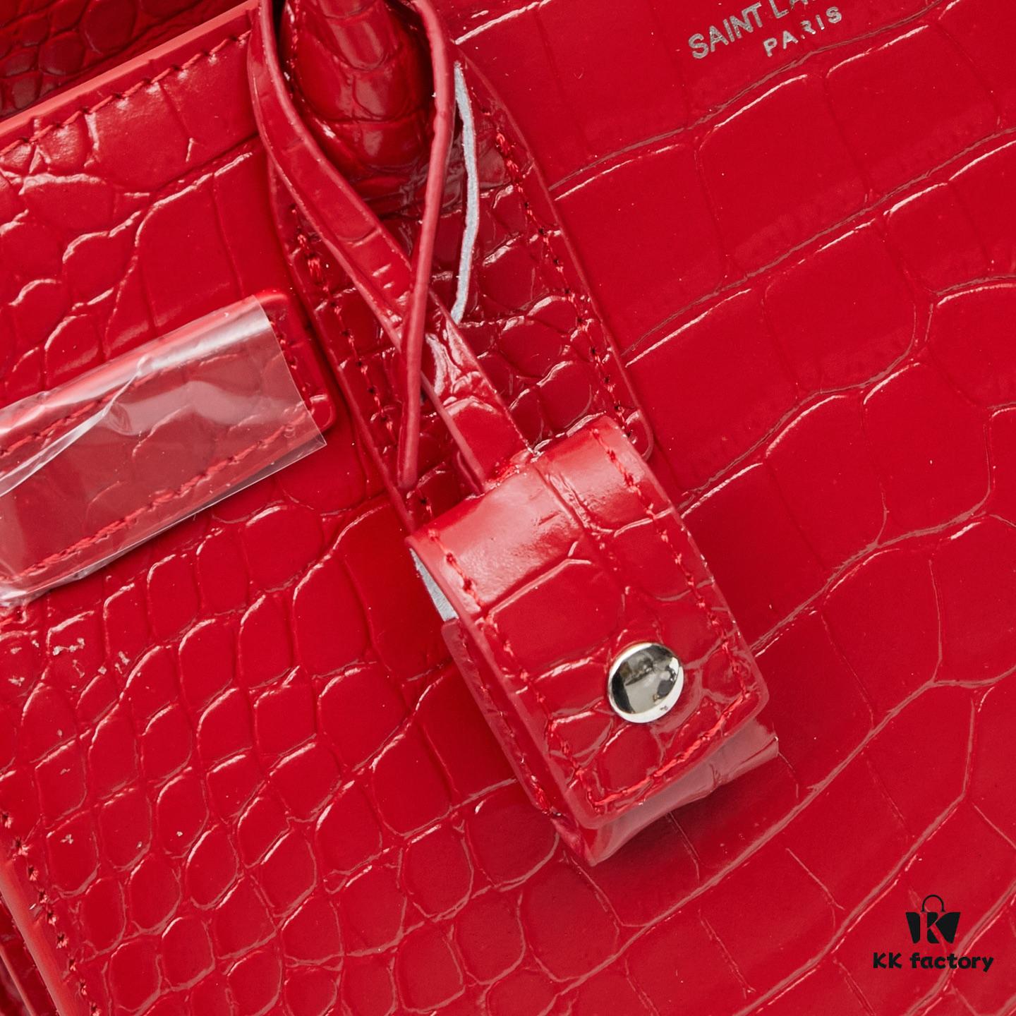 6930cc5e6e68136f4d9b04b7 New Crocodile-Texture Rose-Inspired Street Style Bag | YSL's Celebrity Muse Inspired