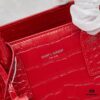 6930cc5e6e68136f4d9b04b8 New Crocodile-Texture Rose-Inspired Street Style Bag | YSL's Celebrity Muse Inspired