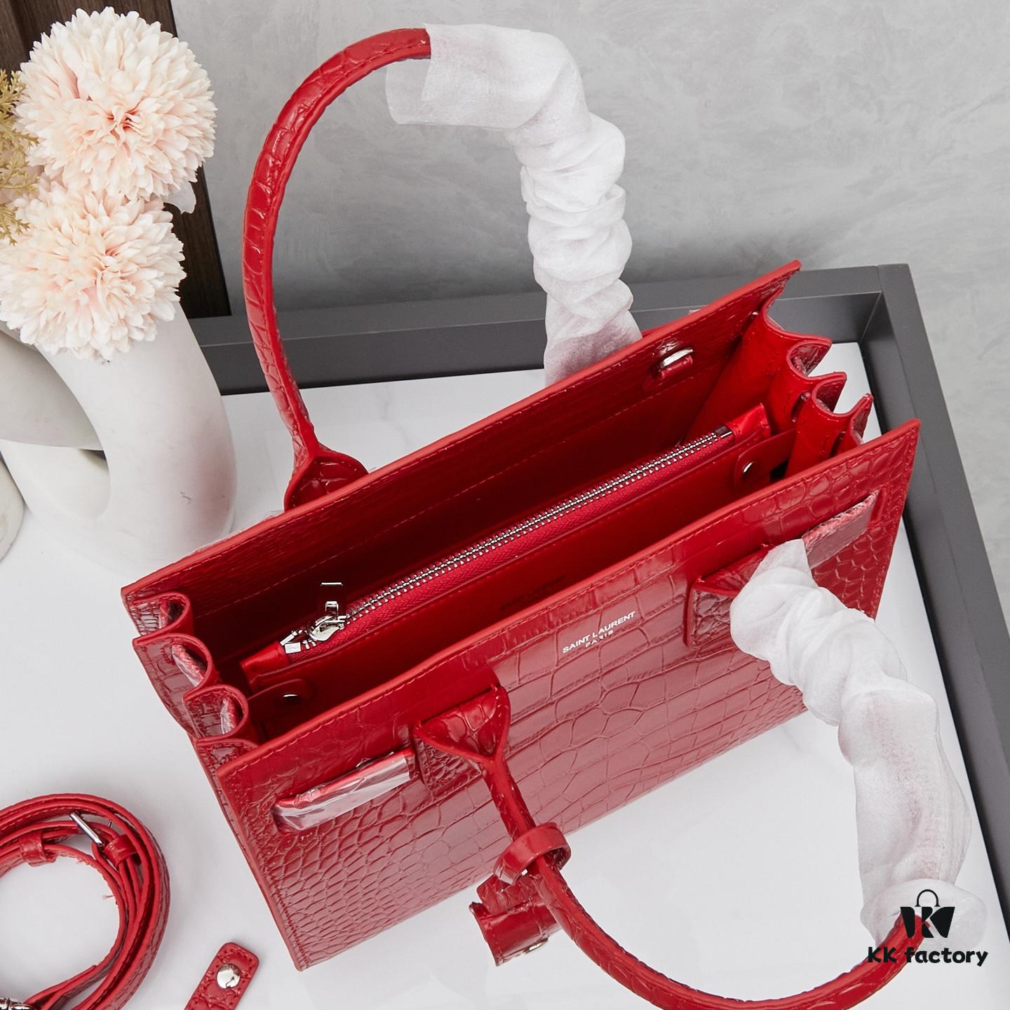 6930cc5f6e68136f4d9b04ba New Crocodile-Texture Rose-Inspired Street Style Bag | YSL's Celebrity Muse Inspired