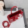 New Crocodile Texture Rose-Inspired Street Style Bag | YSL's Muse Favorite