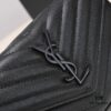 6930cc806e68136f4d9b0500 Black Quilted SAINT LAURENT Flap Wallet with Detachable Chain