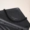 6930cc806e68136f4d9b0501 Black Quilted SAINT LAURENT Flap Wallet with Detachable Chain