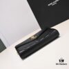 6930cc836e68136f4d9b0507 Golden Chain Lambskin! Classic Best-Selling SAINT LAURENT Front Flip Wallet with Detachable Metal Chain, Interlocking YSL Logo, Jacquard Embossed Stitching Decoration