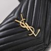 6930cc846e68136f4d9b0509 Golden Chain Lambskin! Classic Best-Selling SAINT LAURENT Front Flip Wallet with Detachable Metal Chain, Interlocking YSL Logo, Jacquard Embossed Stitching Decoration