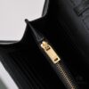 6930cc856e68136f4d9b050c Golden Chain Lambskin! Classic Best-Selling SAINT LAURENT Front Flip Wallet with Detachable Metal Chain, Interlocking YSL Logo, Jacquard Embossed Stitching Decoration