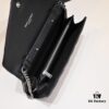 6930cc896e68136f4d9b0515 Silver Chain Lambskin! Classic Best-Selling SAINT LAURENT Front Flap Wallet with Detachable Metal Chain, Interlocking YSL Logo, Jacquard Stitched Embellishment