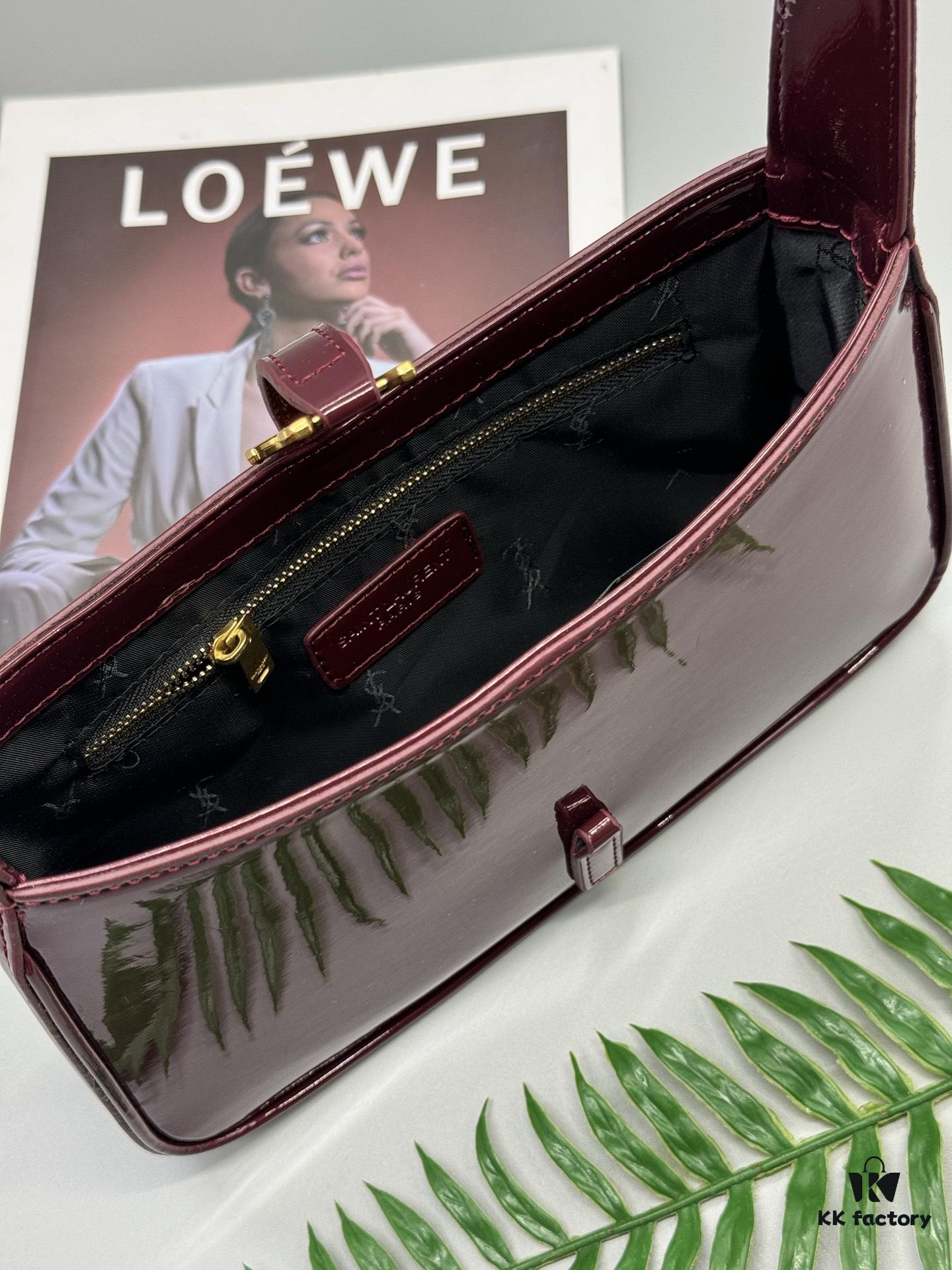 6930cc926e68136f4d9b0521 YSL Patent Leather Crossbody Bag