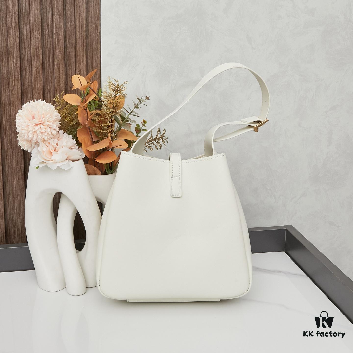 6930ccb06e68136f4d9b0558 New YSL Shoulder Bag, Soft and Stylish in Black and Caramel