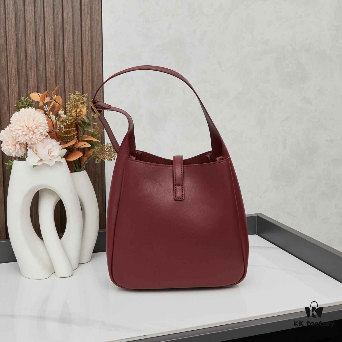 6930ccb46e68136f4d9b055f New YSL Shoulder Bag, Soft and Stylish in Black and Caramel