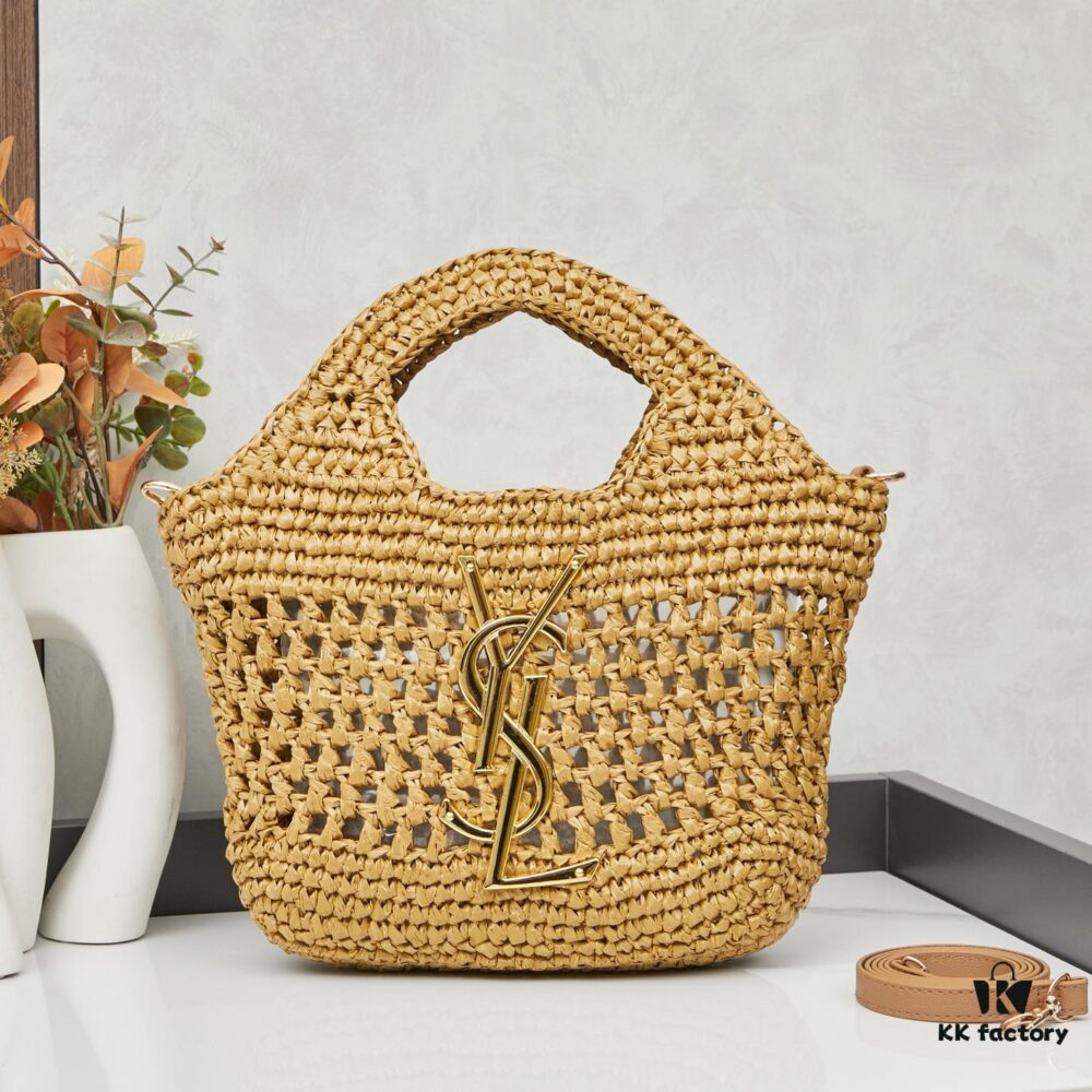 6930cd086e68136f4d9b05d8 New Arrival Mini YSL Icare in Raffia – Elegant Symbol of Love, Resilience, and Devotion