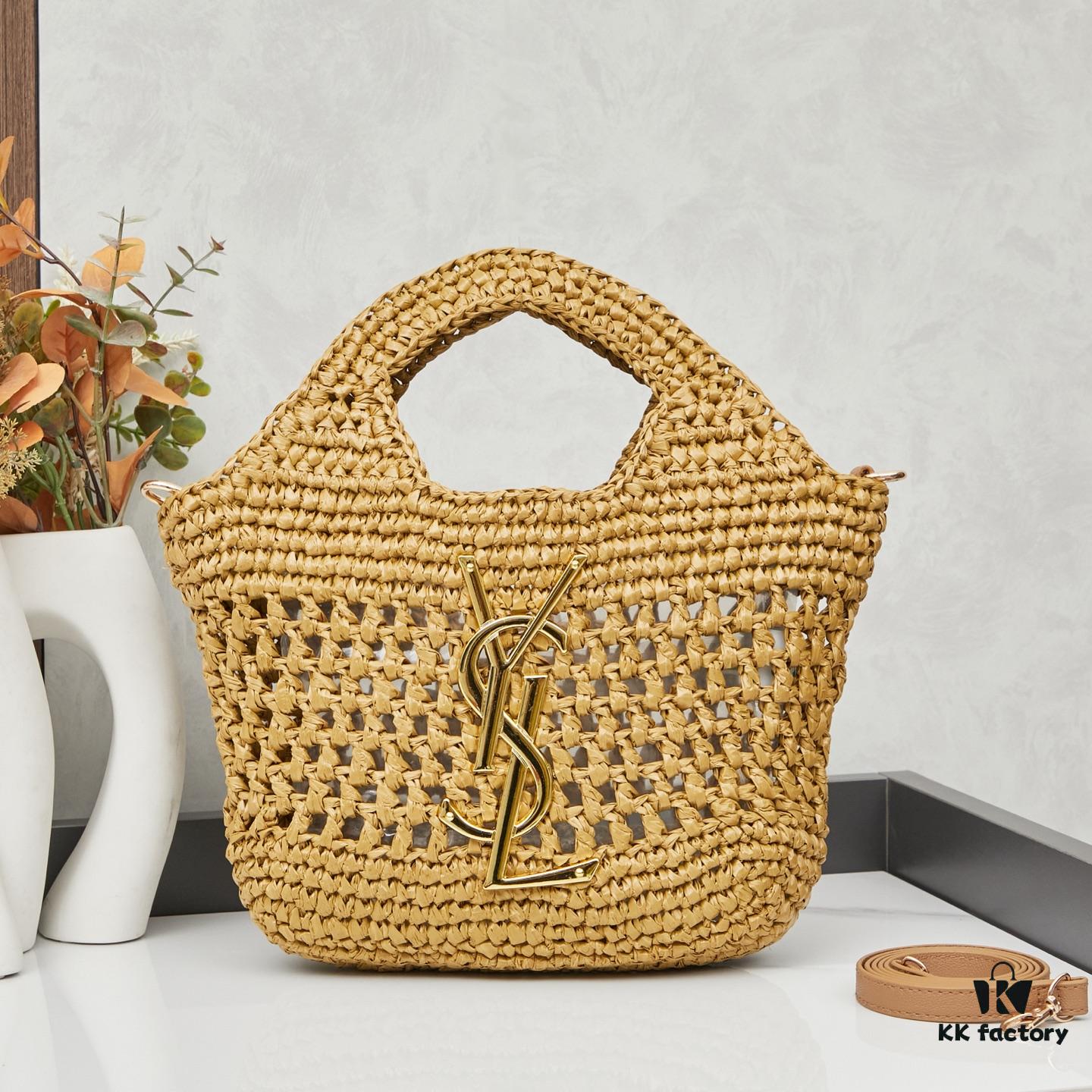 6930cd086e68136f4d9b05d8 New Arrival Mini YSL Icare in Raffia – Elegant Symbol of Love, Resilience, and Devotion