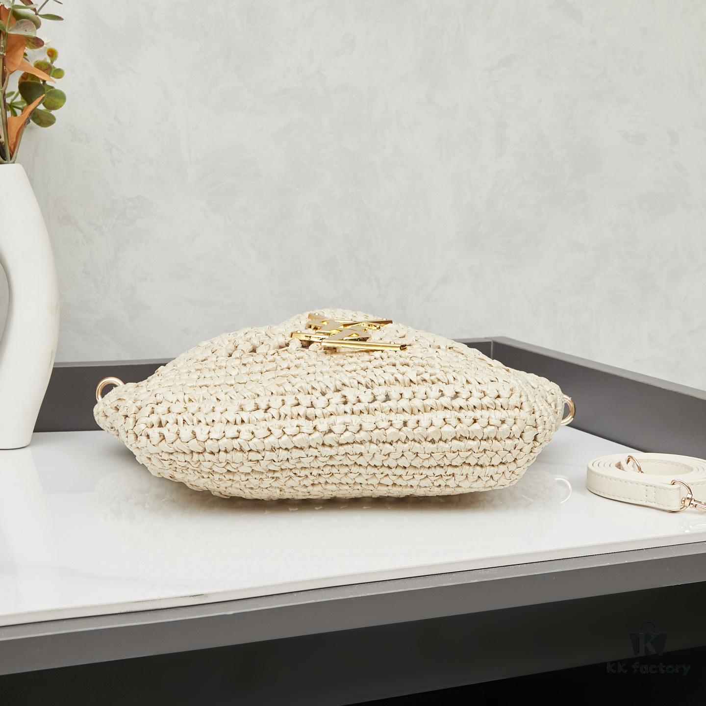 6930cd0f6e68136f4d9b05e2 New Mini YSL Icare in Raffia – Elegant Fusion of Craftsmanship and Love