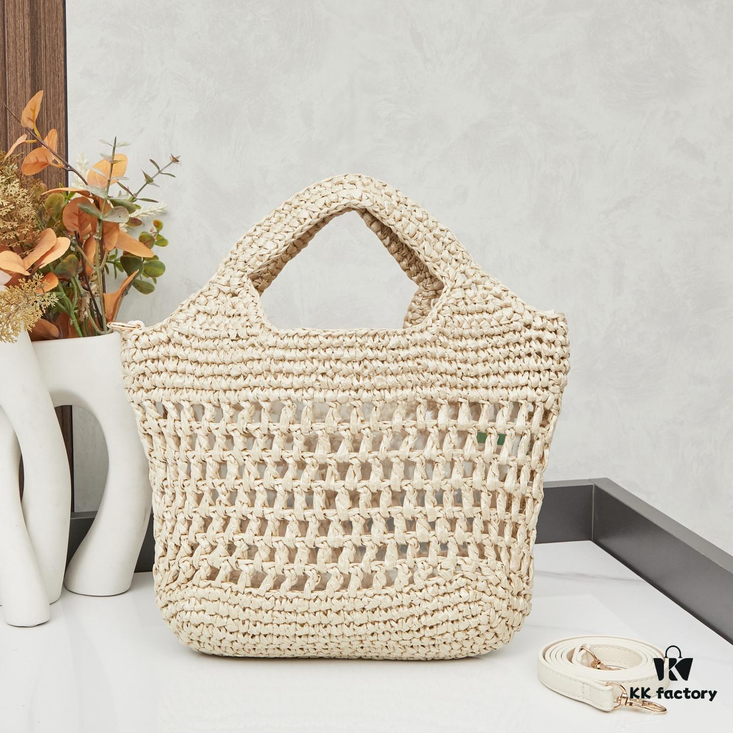 6930cd0f6e68136f4d9b05e3 New Mini YSL Icare in Raffia – Elegant Fusion of Craftsmanship and Love