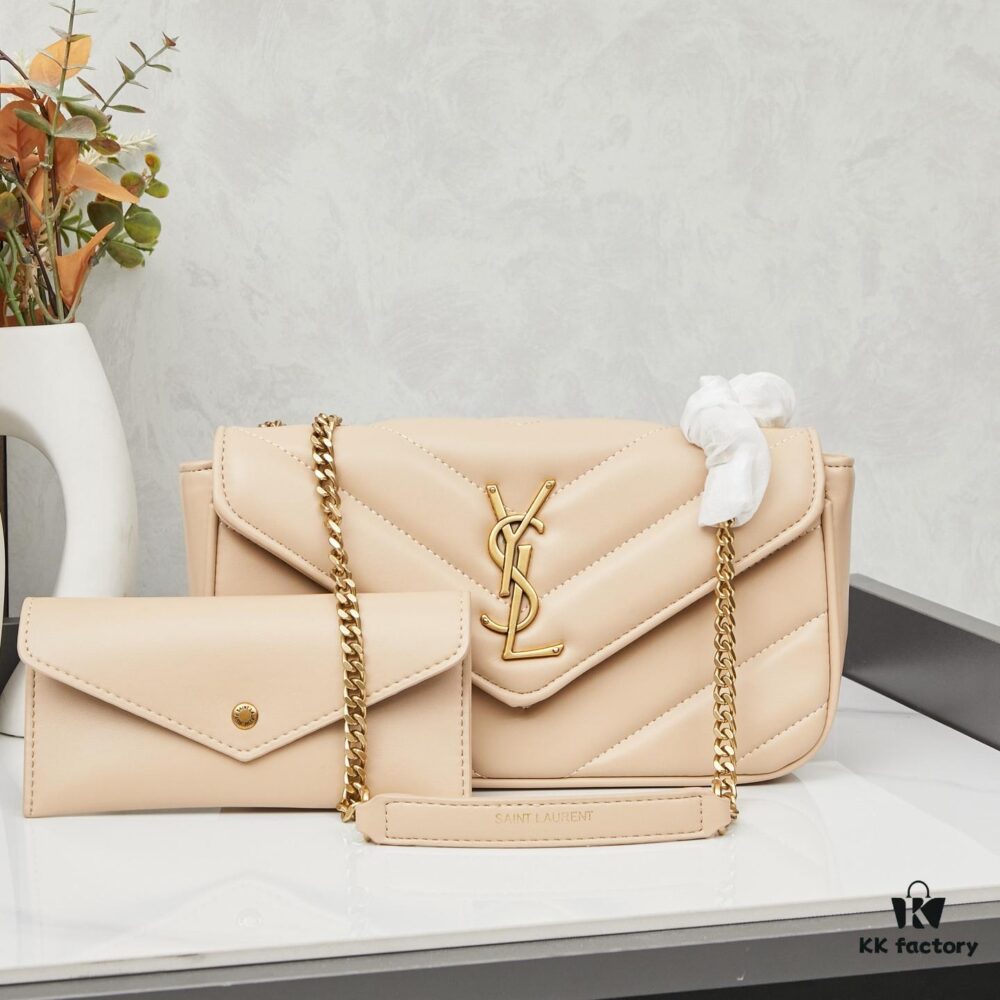 6930cd1d6e68136f4d9b05f9 New Small YSL Saint Laurent LouLou Box Bag with Box - Shiny Coated Lambskin