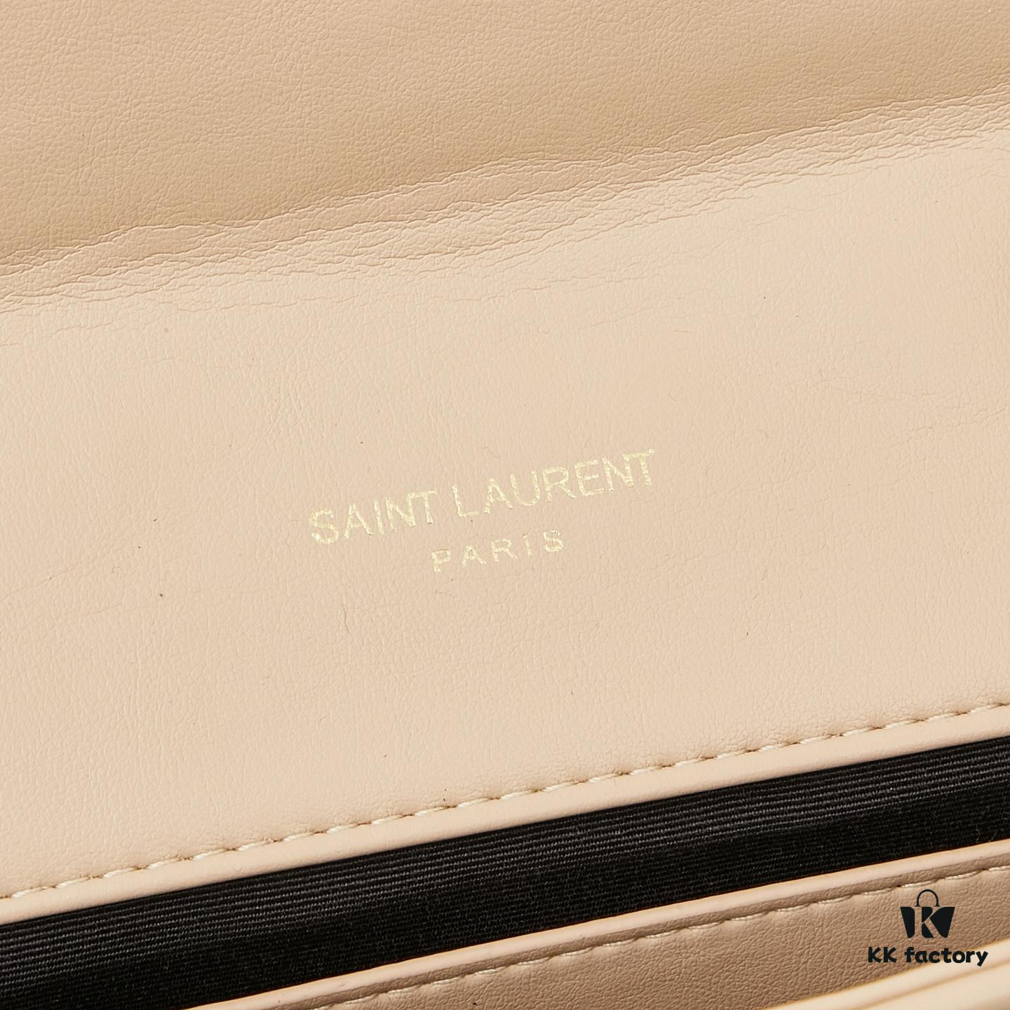 6930cd216e68136f4d9b0601 New Small YSL Saint Laurent LouLou Box Bag with Box - Shiny Coated Lambskin