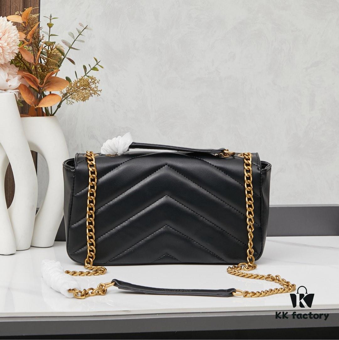 6930cd2a6e68136f4d9b0613 New Small YSL Saint Laurent LouLou Square Bag with Box
