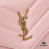 6930cd2d6e68136f4d9b061a New Large YSL Saint Laurent LouLou Box Bag - Shiny Coated Lambskin with Box and Cardholder