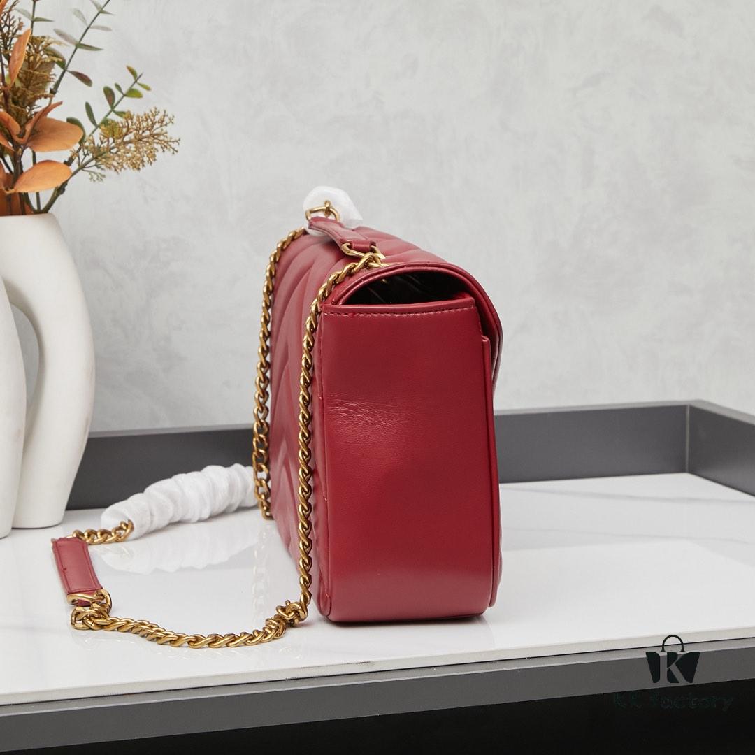 6930cd336e68136f4d9b0626 New Large YSL Saint Laurent LouLou 'Square Fat' Bag with Box