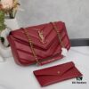 6930cd356e68136f4d9b0629 New Large YSL Saint Laurent LouLou 'Square Fat' Bag with Box