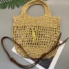 6930cd4b6e68136f4d9b064a YSL New Arrival Juice Series Small Size New Style Woven Bag with Authentic Logo and Adjustable Hardware Buckle Strap