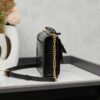 6930cd6f6e68136f4d9b0681 YSL Sunset Crocodile Embossed Shiny Leather Chain Handbag with Box