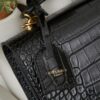 6930cd716e68136f4d9b0684 YSL Sunset Crocodile Embossed Shiny Leather Chain Handbag with Box