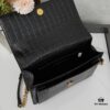 6930cd726e68136f4d9b0688 YSL Sunset Crocodile Embossed Shiny Leather Chain Handbag with Box