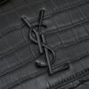 6930cd766e68136f4d9b068b Saint Laurent SUNSET Embossed Crocodile-Texture Shiny Leather Chain Handbag with Box
