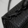 6930cd7c6e68136f4d9b0694 Saint Laurent SUNSET Embossed Crocodile-Texture Shiny Leather Chain Handbag with Box