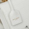 6930cd7d6e68136f4d9b0696 YSL Sunset Crocodile-Embossed Shiny Leather Chain Handbag with Box