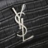 6930cd826e68136f4d9b069f YSL SUNSET Crocodile Embossed Shiny Leather Chain Handbag with Box