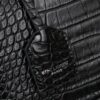 6930cd826e68136f4d9b06a0 YSL SUNSET Crocodile Embossed Shiny Leather Chain Handbag with Box