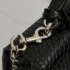 6930cd836e68136f4d9b06a1 YSL SUNSET Crocodile Embossed Shiny Leather Chain Handbag with Box