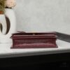 6930cd8b6e68136f4d9b06ad Saint Laurent SUNSET Embossed Crocodile-Texture Shiny Leather Chain Handbag with Box