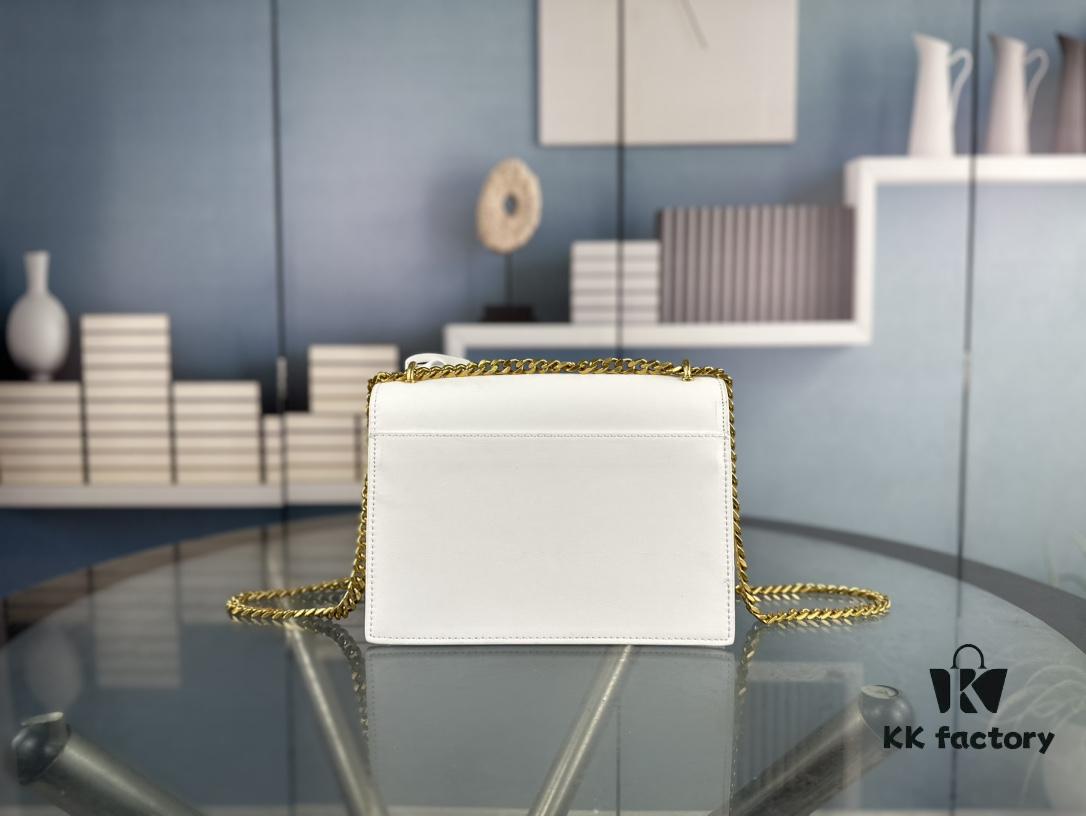 6930cdaa6e68136f4d9b06e2 New Arrival with Box 💰 YSL Sunset Chain Bag, Smooth Fine Grain Calfskin Leather