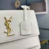 6930cdab6e68136f4d9b06e4 New Arrival with Box 💰 YSL Sunset Chain Bag, Smooth Fine Grain Calfskin Leather