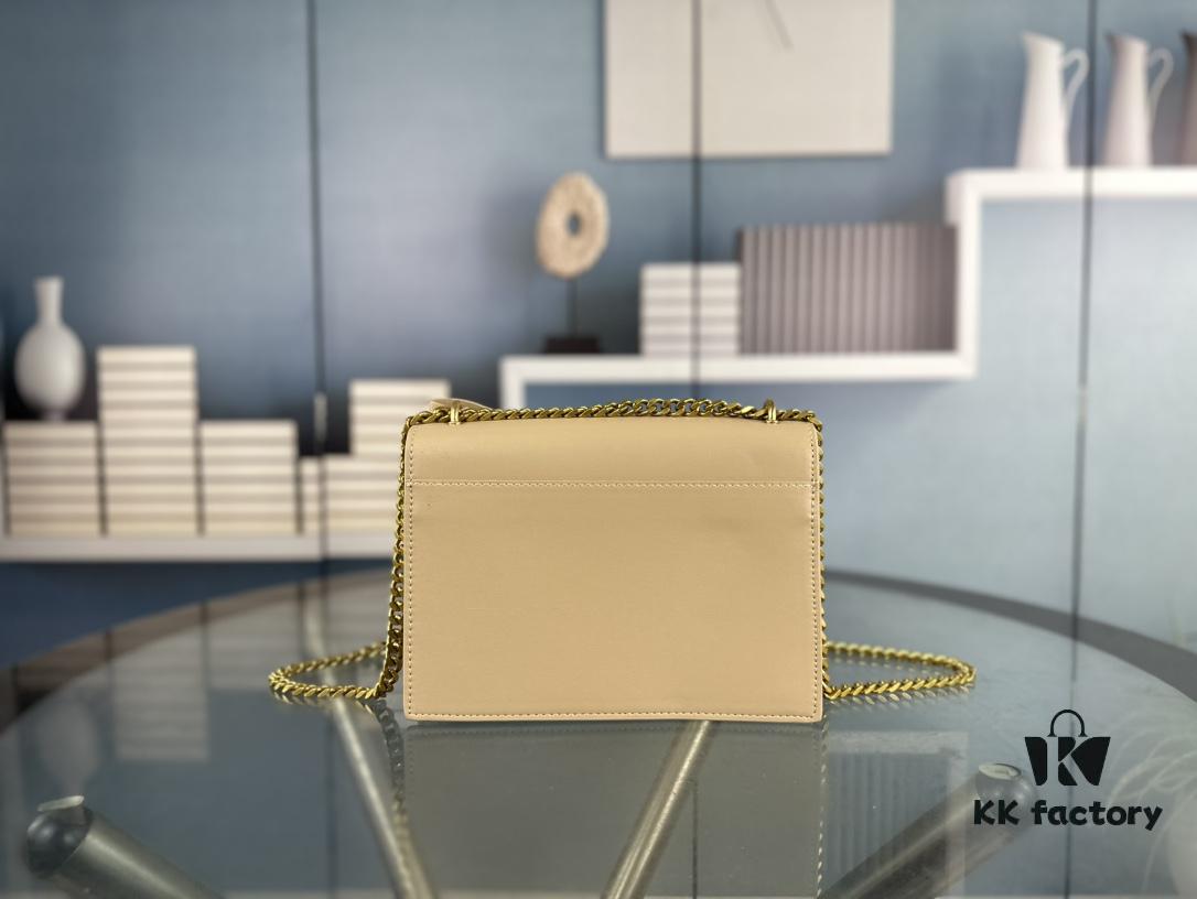6930cdaf6e68136f4d9b06ea New Arrival with Box YSL Sunset Chain Bag, Smooth Fine Grain Calfskin
